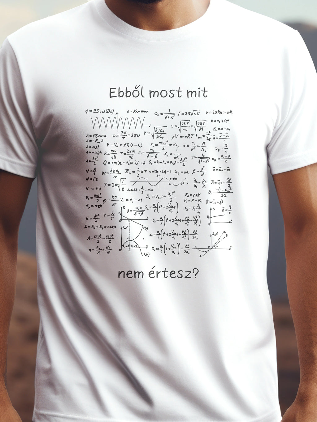 Vicces matematikus prémium pamut póló – stílusos, trendi design – férfi póló, unisex póló, magyar minta, vicces póló